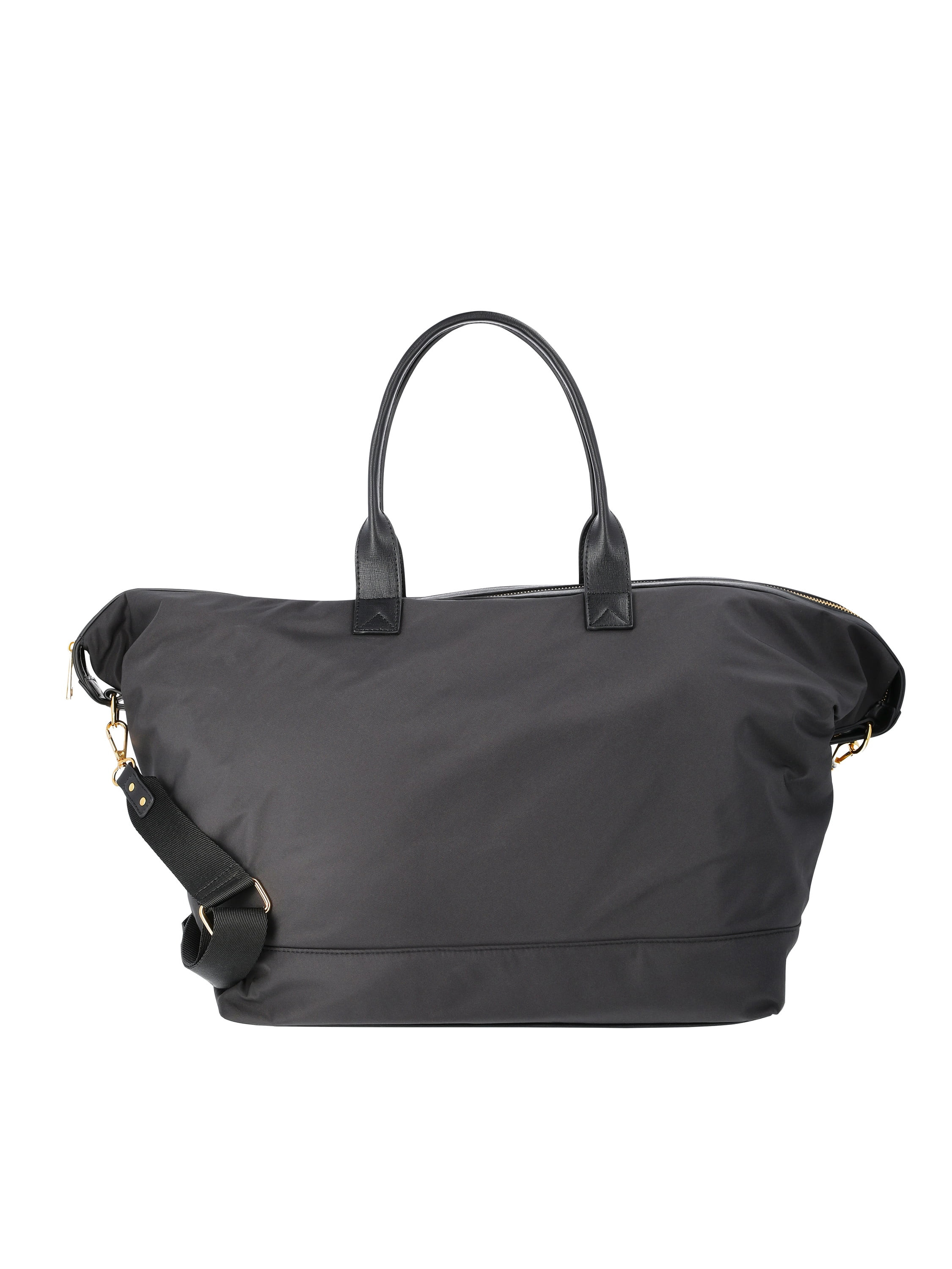 Time and Tru Women’s Blake Tote Handbag, Black | Walmart (US)