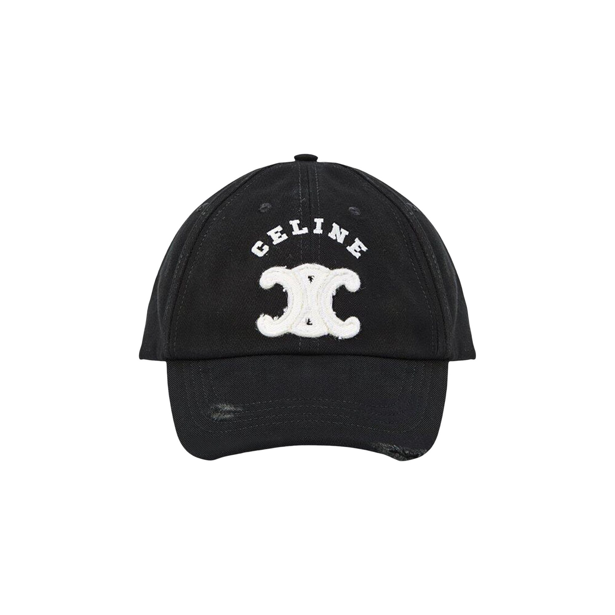 CELINE Triomphe Cap 'Black' | Men's Size L | GOAT