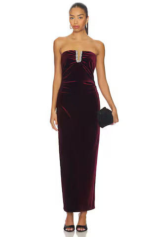 4th & Reckless Vera Dress in Burgundy from Revolve.com | Revolve Clothing (Global)