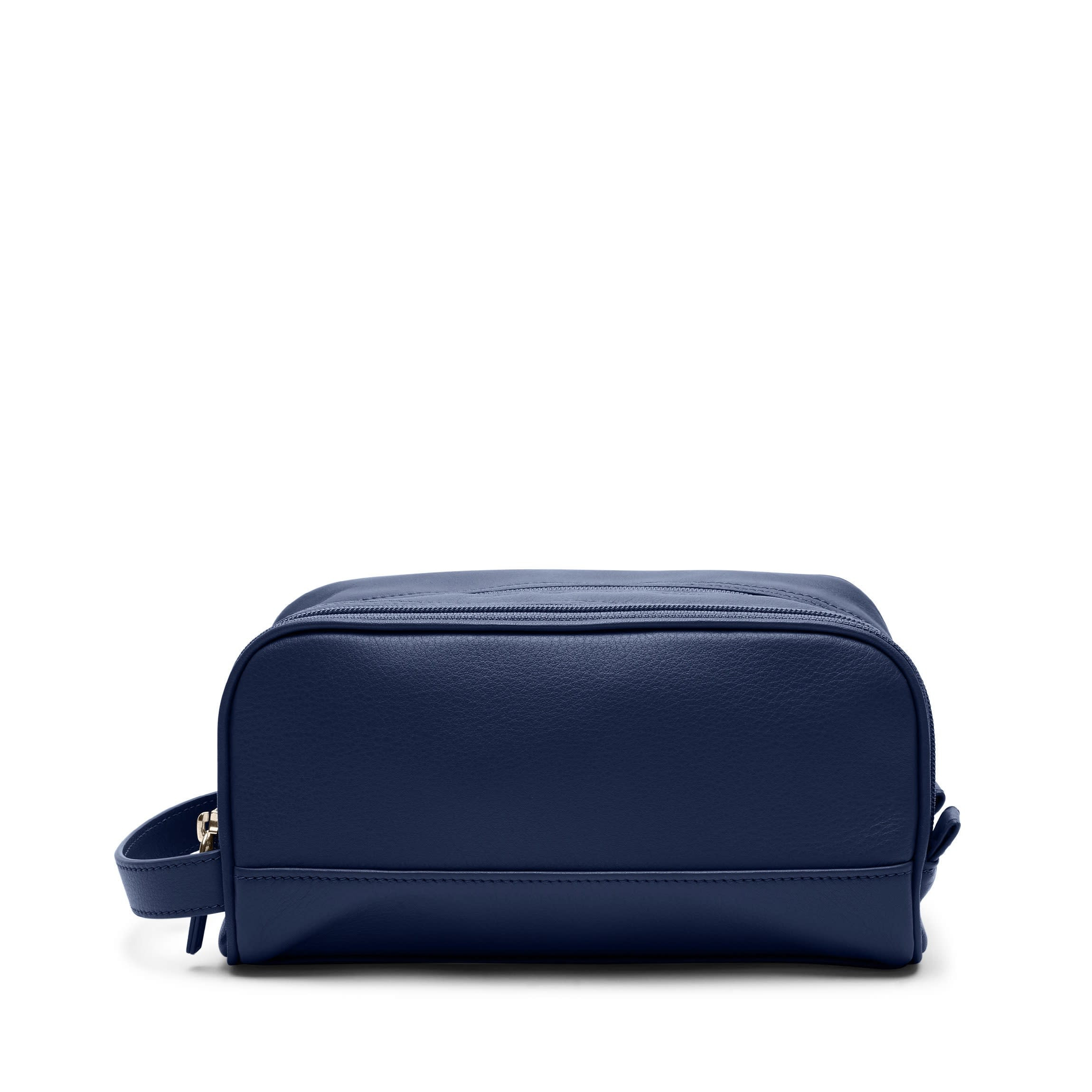 Small Double Zip Toiletry Bag | Leatherology