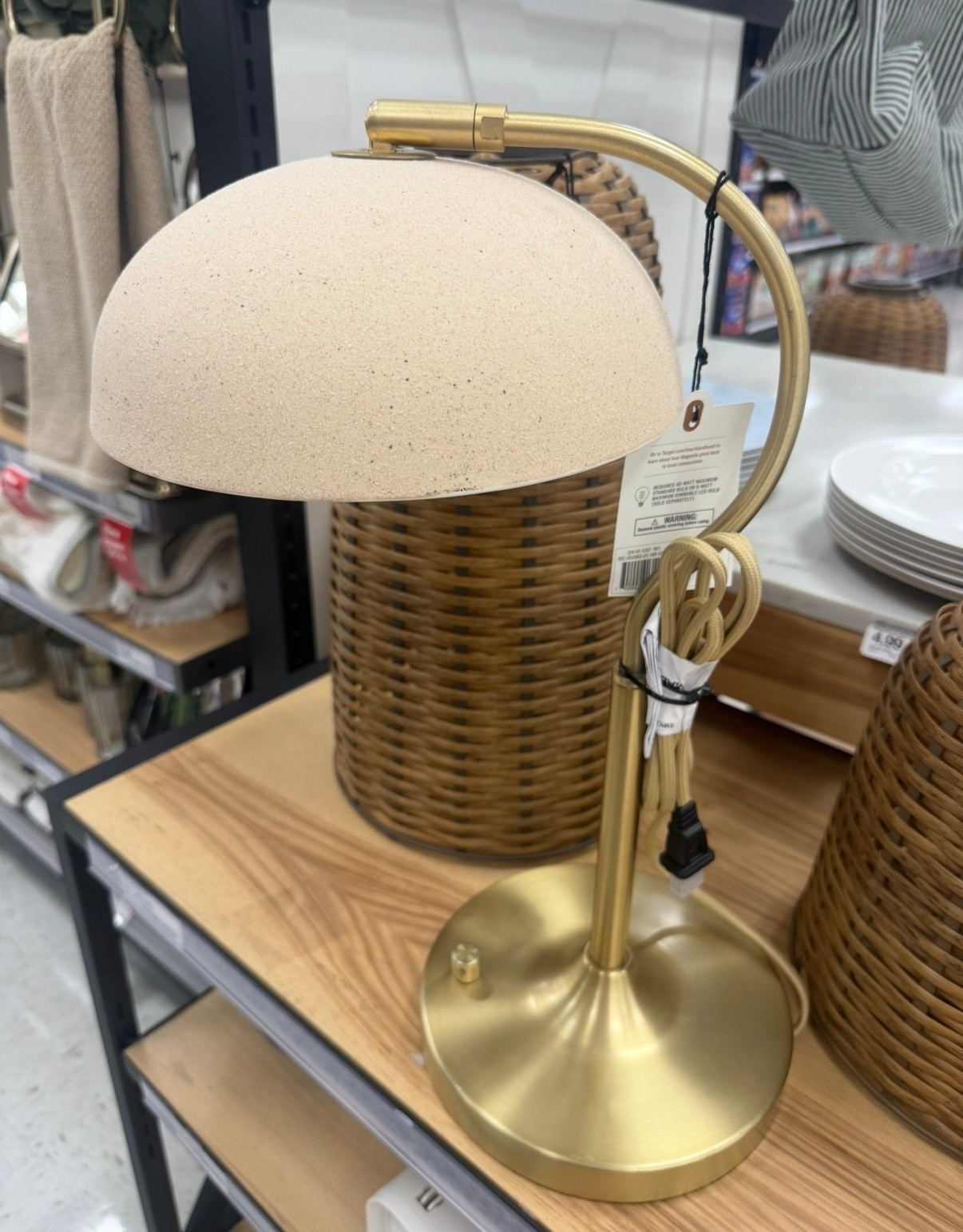 ✨ new at Target and somehow the ONLY one left at this store 👏

this lamp instantly caught my attention because it looks SO much more expensive than it is 🤍

✔ designer look for less
✔ warm neutral color
✔ perfect for consoles, nightstands, shelves, or kitchen counters
✔ gives that McGee / Pottery Barn vibe

definitely one of those Target finds I don’t think will stay in stock long 😅

#LTKHome