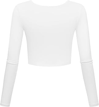 Kindcall Lightweight Basic Crop Tops Slim Fit Long Sleeve Workout Shirts for Women | Amazon (US)