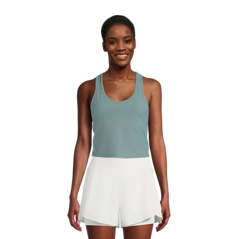 Avia Women's V-Neck Rib Bra, Sizes XS-XXXL | Walmart (US)