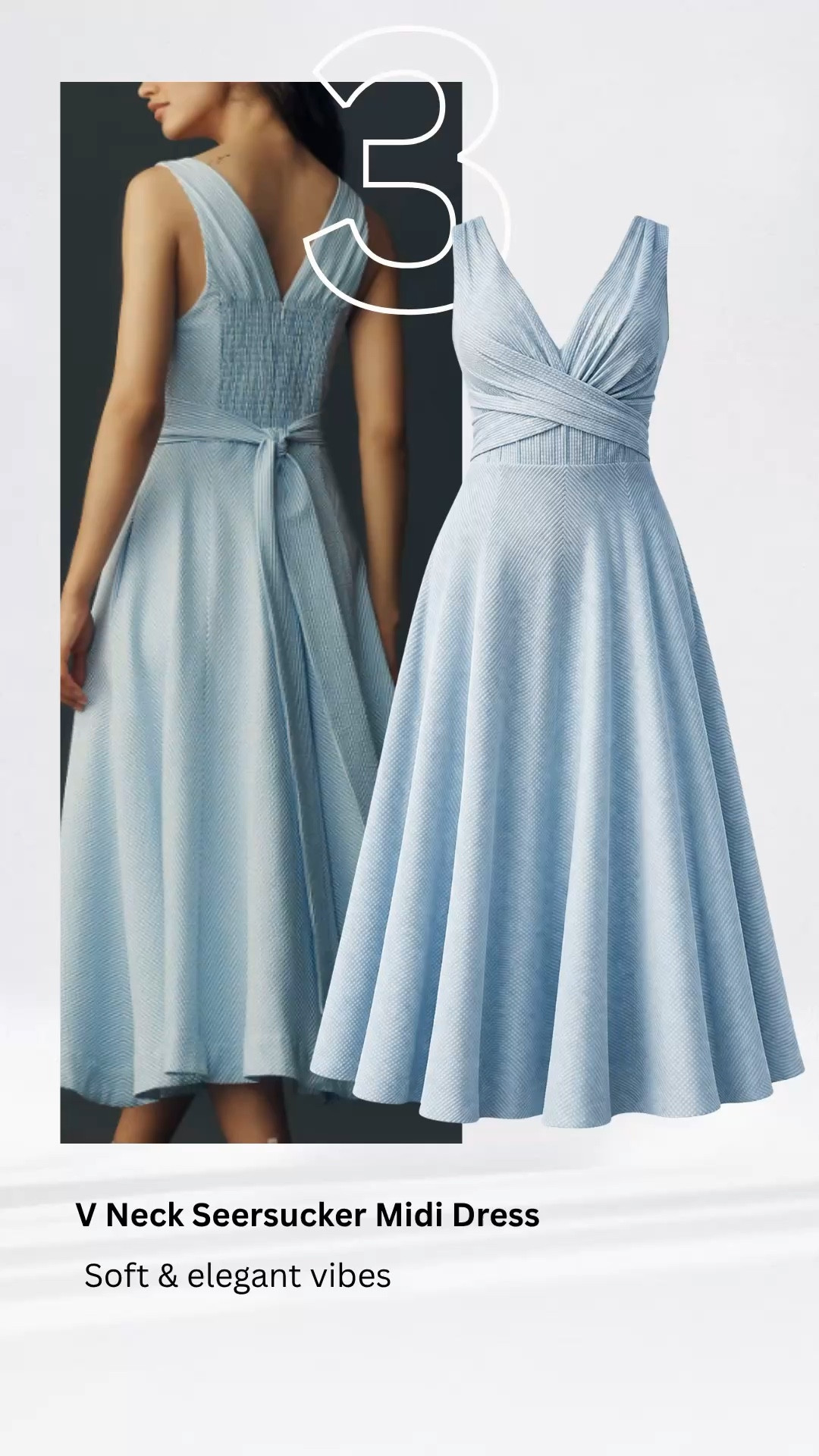 Flowy V-neck dress outfit idea for effortless elegance.

#LTKootd #LTKOver40