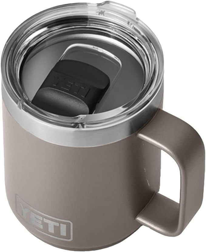 YETI Rambler 10 oz Stackable Mug, Stainless Steel, Vacuum Insulated with MagSlider Lid, Sharptail... | Amazon (US)