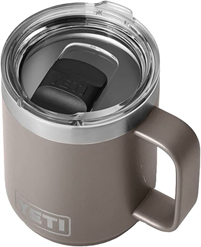 YETI Rambler 10 oz Stackable Mug, Stainless Steel, Vacuum Insulated with Standard Lid, Sharptail ... | Amazon (US)