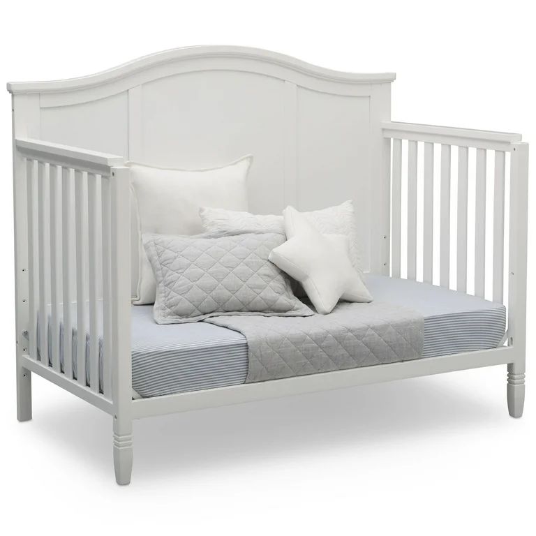 Delta Children Madrid 4-in-1 Convertible Baby Crib, Bianca White | Walmart (US)