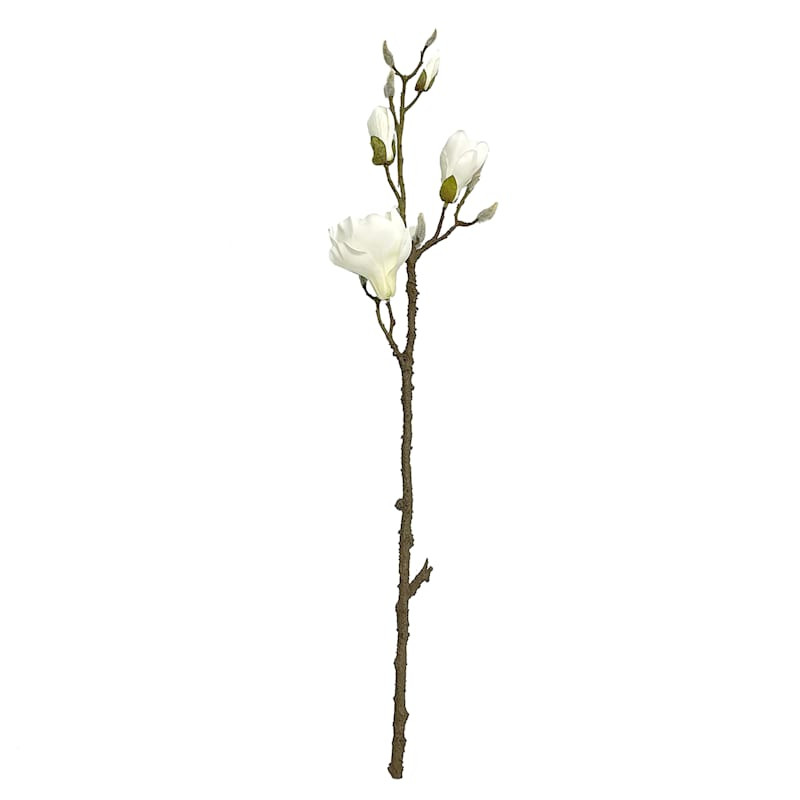 Willow Crossley White Magnolia Branch, 32" | At Home