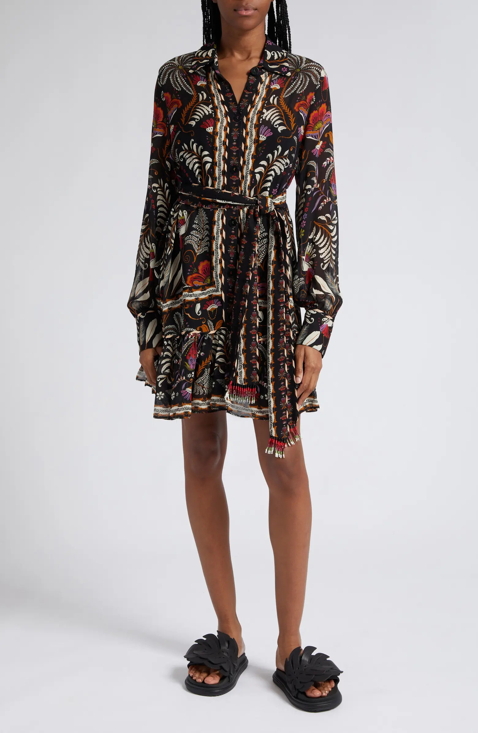 Classic Garden Long Sleeve Dress | Nordstrom