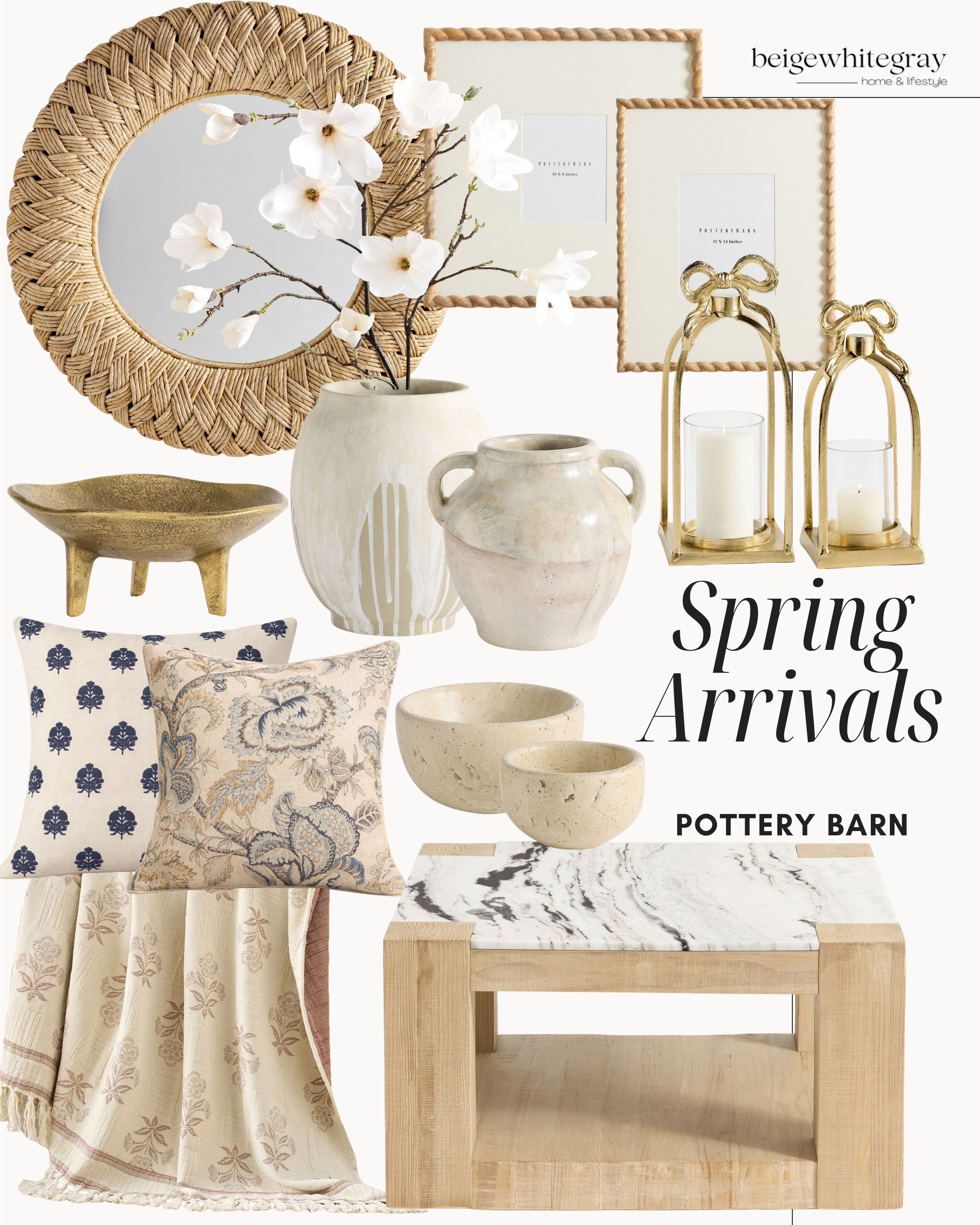New Spring Arrivals from Pottery Barn!
Pottery Barn Home / Pottery Barn Spring / Light Linen Curtains / Textured Throw Pillows / Soft Neutral Throws / Woven Baskets / Fluted Ceramic Vases / Decorative Trays / Faux Greenery & Branches / Stoneware Bowls / Wooden Bead Garlands / Neutral Area Rugs / Natural Fiber Rugs / Organic-Shape Mirrors / Minimalist Wall Art / Warm Wood Coffee Tables / Light Oak Consoles / Bouclé Accent Chairs / Upholstered Ottomans / Cane & Rattan Furniture / Sculptural Table Lamps / Ceramic Table Lamps / Soft White Bedding / Neutral Table Runners / Handcrafted Pottery / Linen Slipcovers / Modern Organic Accent Furniture
 

 

#LTKSeasonal #LTKHome