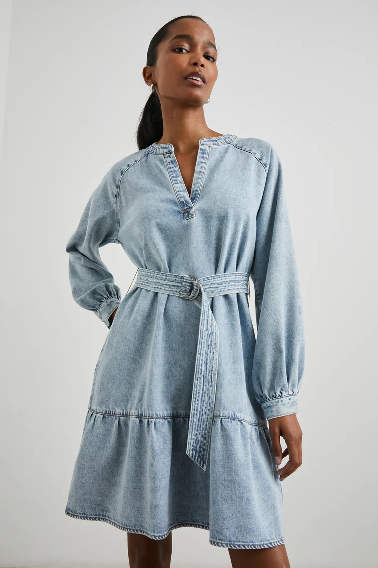 LILA DRESS - FADED INDIGO | Rails