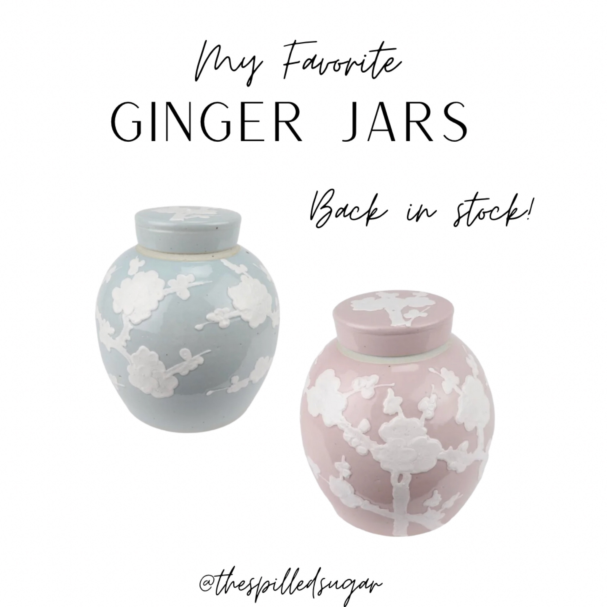 My favorite ginger jars are back in stock! 

Grand millennial, traditional home decor, Wayfair finds, chinoiserie, blue and white home 

#LTKFind #LTKSeasonal #LTKhome