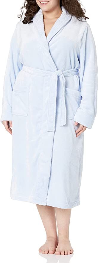 Amazon Essentials Women's Full-Length Plush Robe (Available in Plus Size) | Amazon (US)