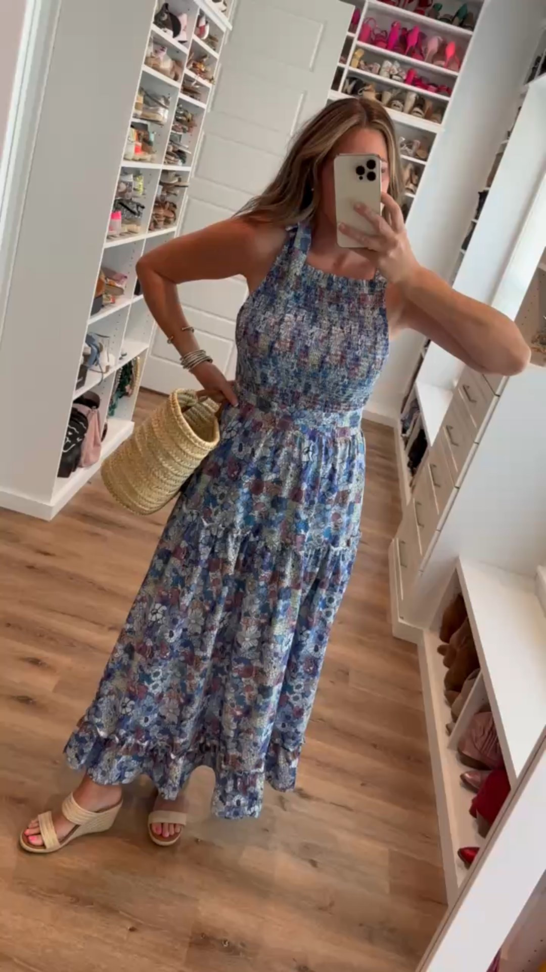 Shower season ready! Whether you’re celebrating a bride or mama-to-be, these Amazon finds are comfortable, chic, and perfect for the occasion. Easy to wear, easy to style! In a small smocked top tie shoulder backless maxi, espadrille wedges, tote and accessories- fits tts. Shop dandy, baby shower, bridal shower, outfit, dress, classic

#LTKStyleTip #LTKFindsUnder50 #LTKSeasonal