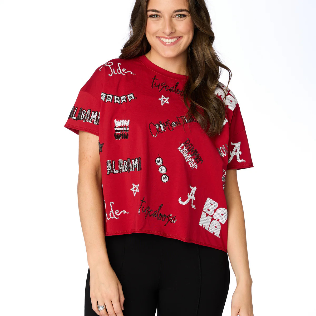 The Alabama Sequin Spirit Tee | BuddyLove