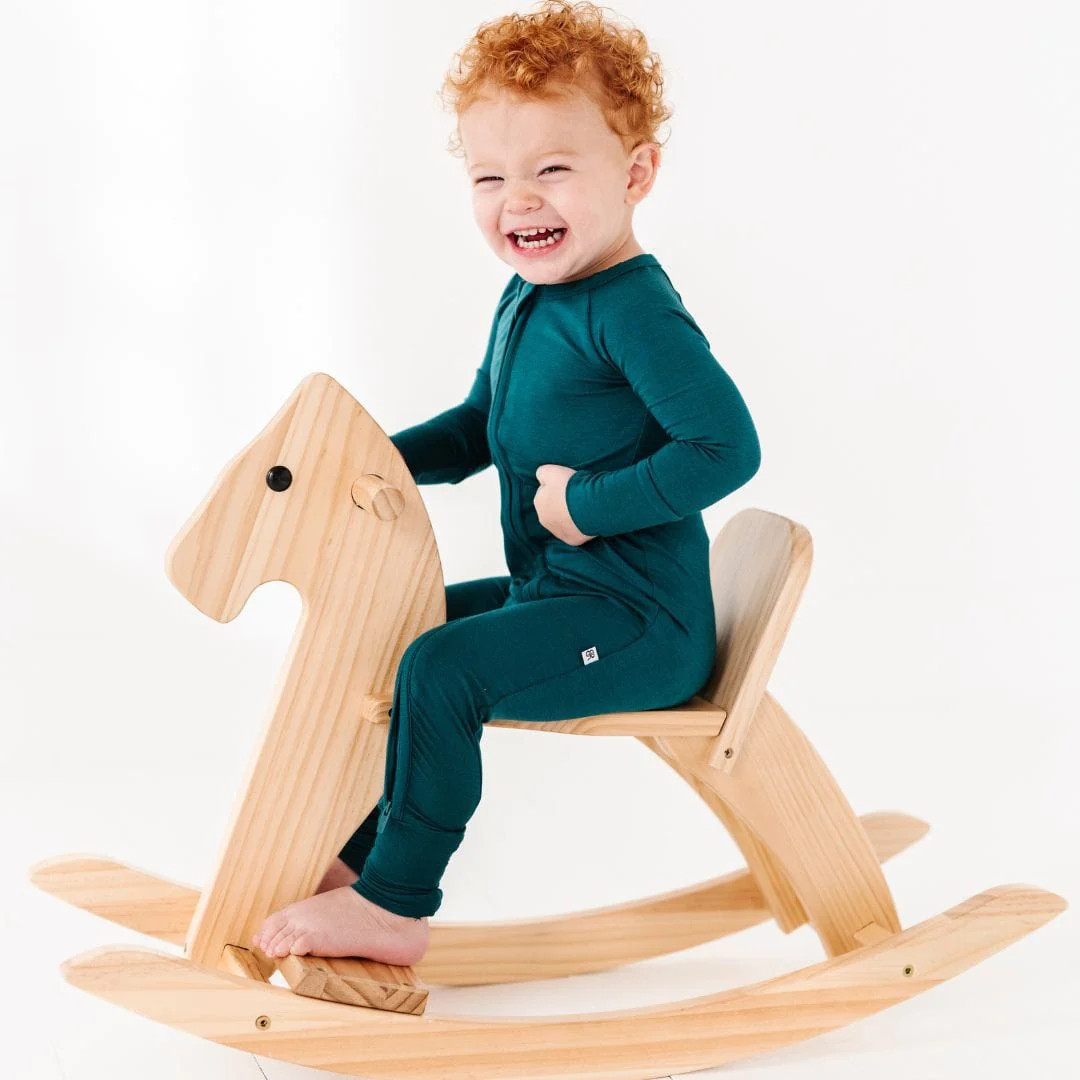 Deep Teal Convertible Romper | Bums & Roses