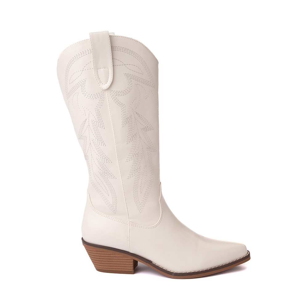 Womens Madden Girl Rangle Western Boot - Off White | Journeys