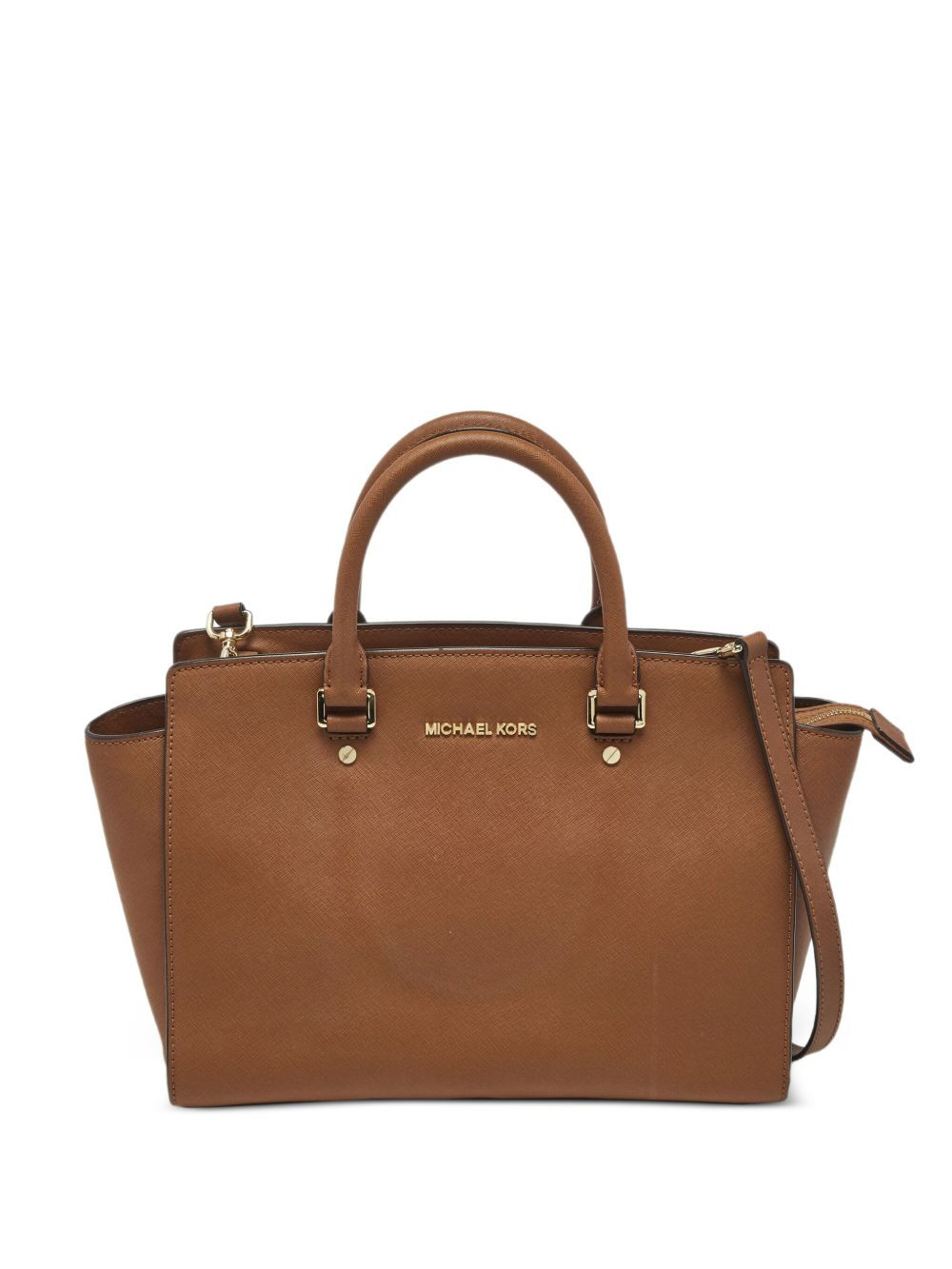 Michael Michael Kors leather satchel bag - Brown | Farfetch Global