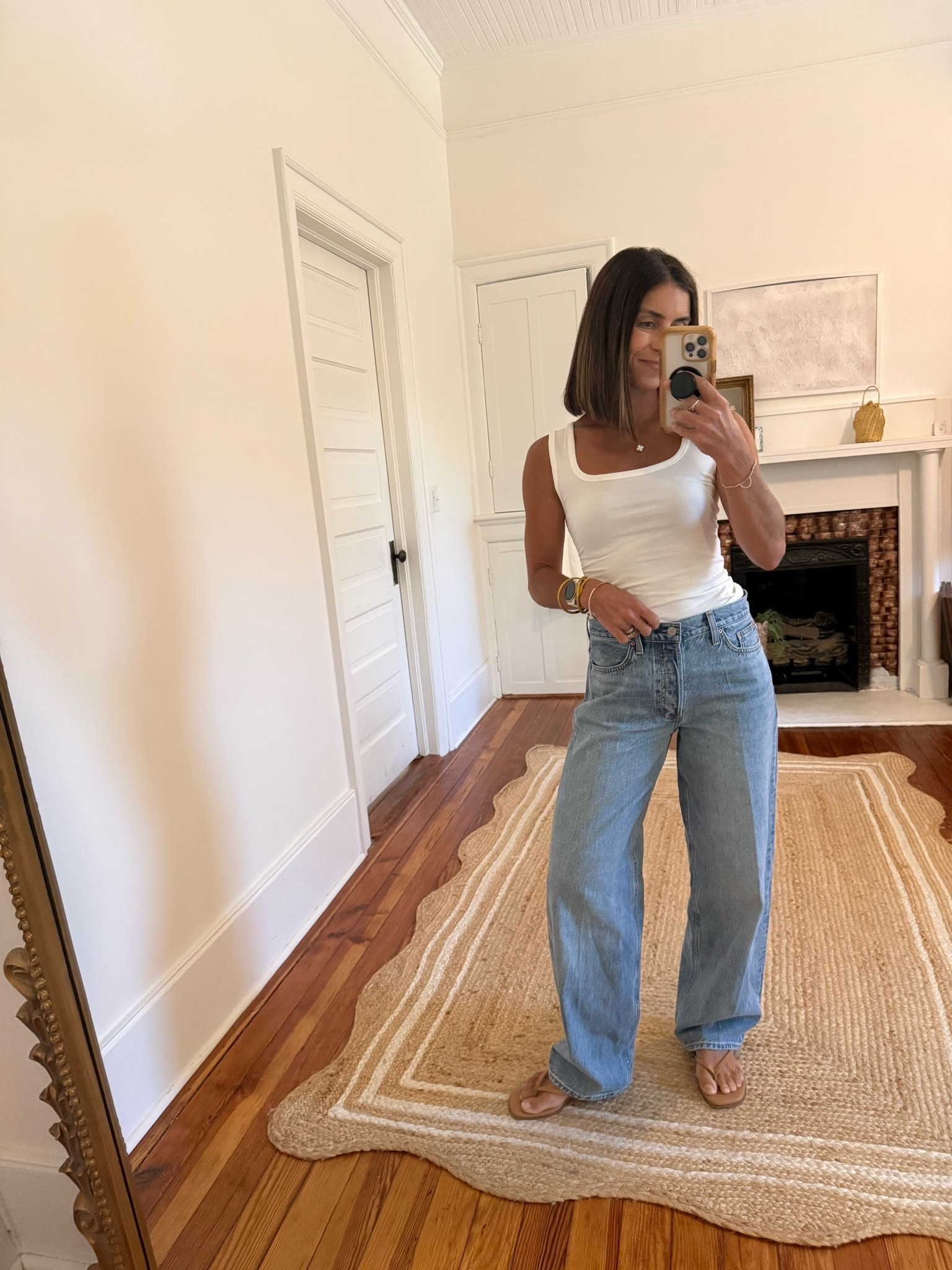 What I wore shopping 
I sized down to 24 in denim

#LTKgrwm #LTKootd #LTKdayinmylife