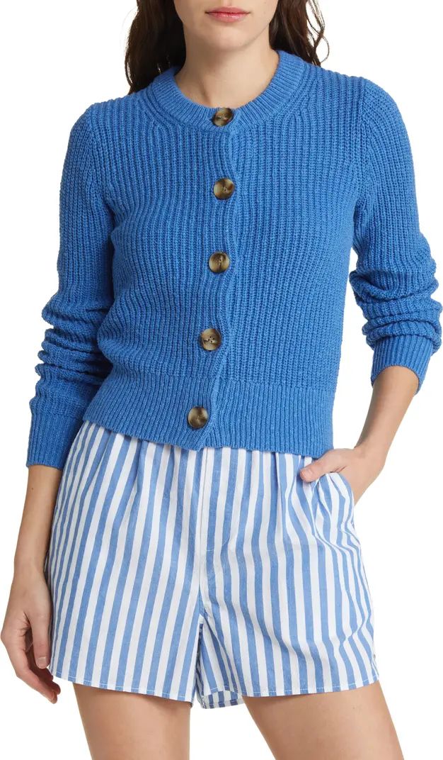 Textural Knit Cardigan Sweater | Nordstrom