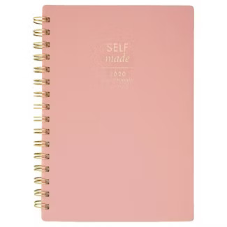 2020 Faux Leather Planner 5.5"x 8.5" Pink - Create & Cultivate | Target
