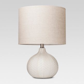 Textured Ceramic Accent Lamp Cream - Threshold™ | Target