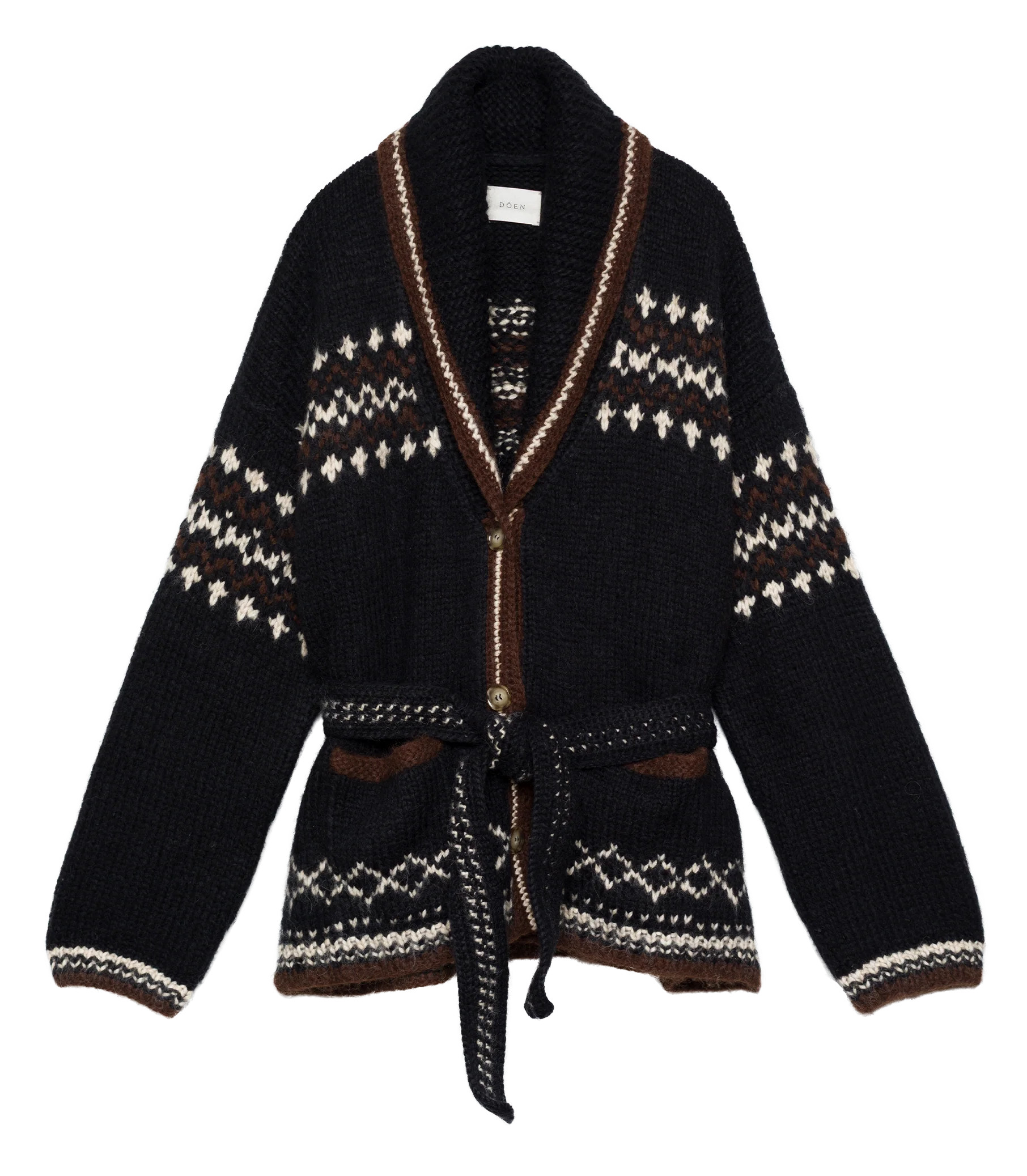 Hale Cardigan - Whidbey Jacquard | DÔEN | DOEN