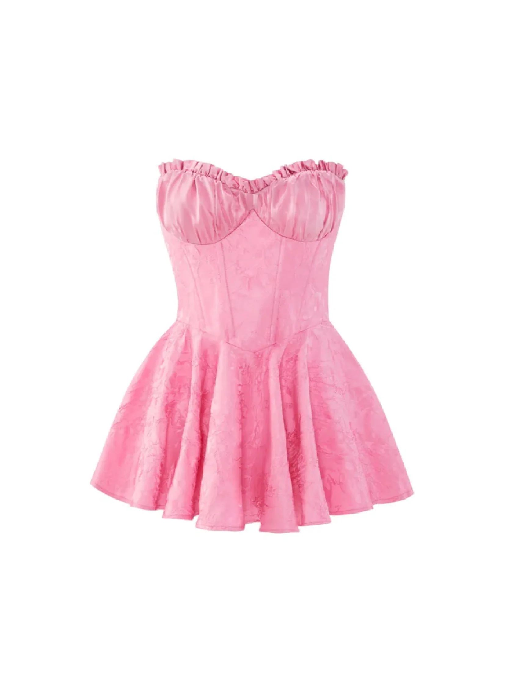 Airina Dress (Pink) | Nana Jacqueline Designer Wear | Nana Jacqueline