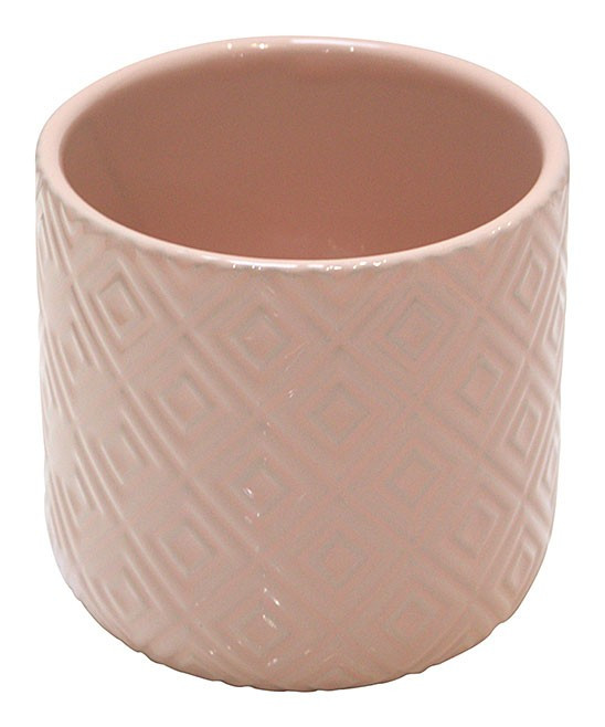 Pink Diamond Ceramic Planter | Zulily