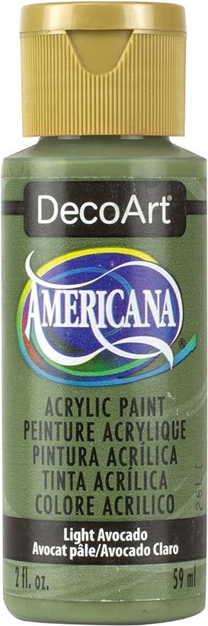 DecoArt Americana Acrylic Paint, 2-Ounce, Light Avocado | Amazon (US)