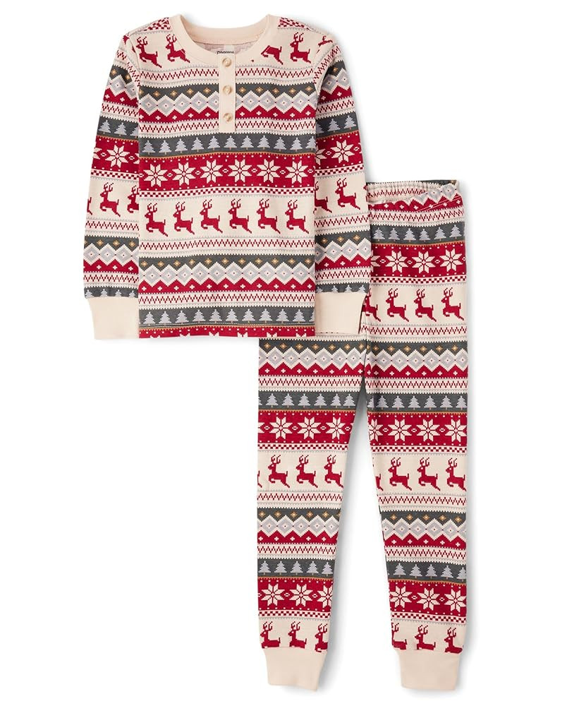 Gymboree Kids' Holiday Family Matching 100% Cotton Long Sleeve Top and Pants,gymmies Pajama Set | Amazon (US)
