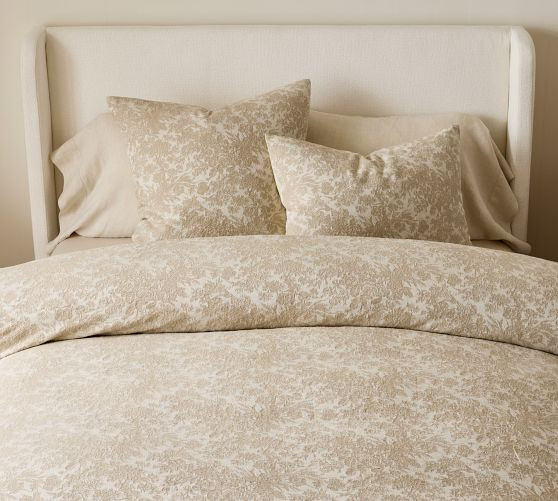 Sorrel Toile Jacquard Duvet Cover | Pottery Barn (US)