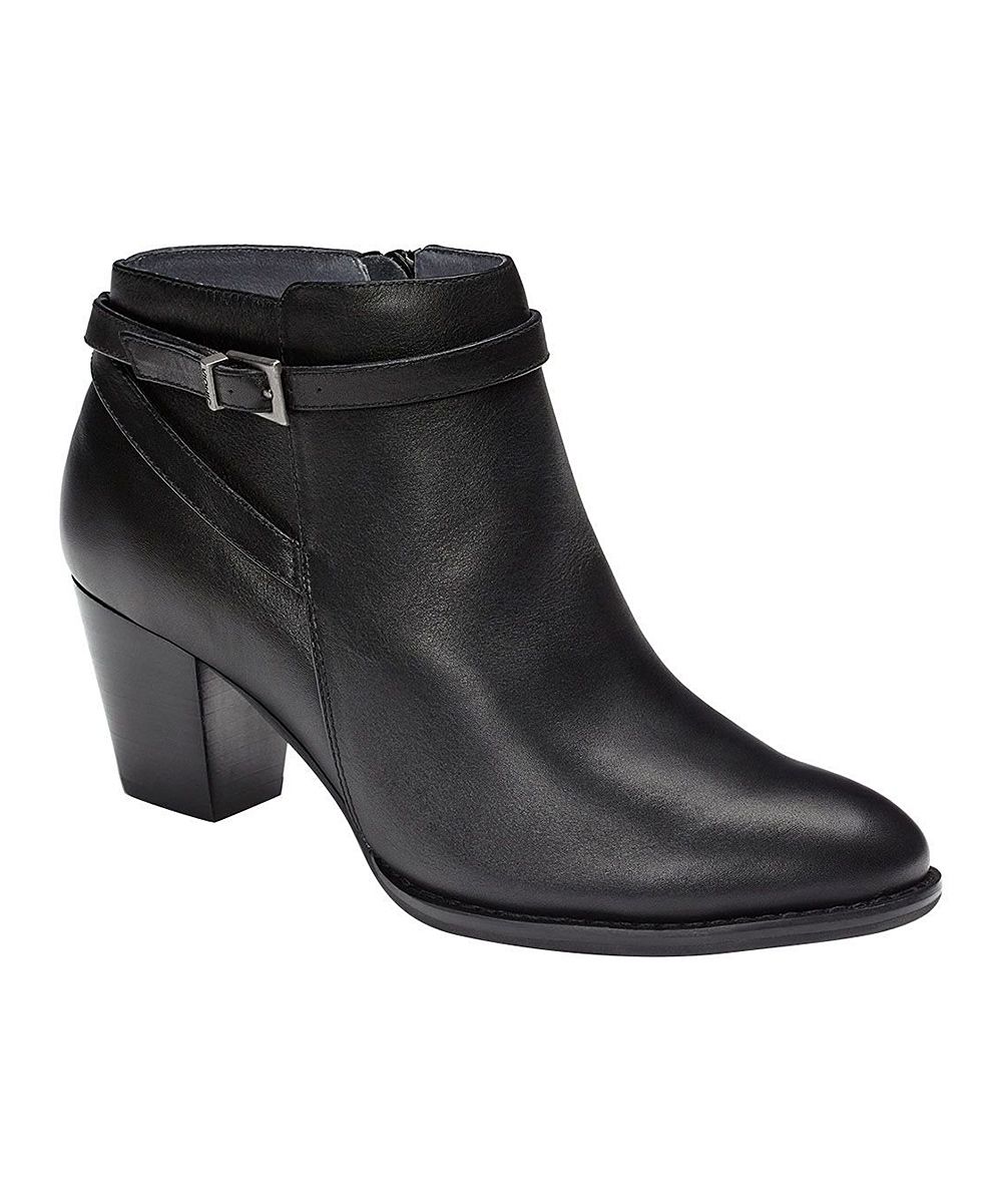 Vionic Women's Casual boots BLK - Black Upton Leather Bootie - Women | Zulily