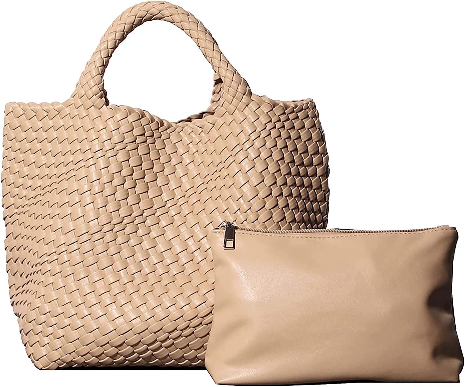 Women's Tote Bag Large Capacity Handbags Purse Woven Bag Shopper Bag Travel for Ladies | Amazon (US)