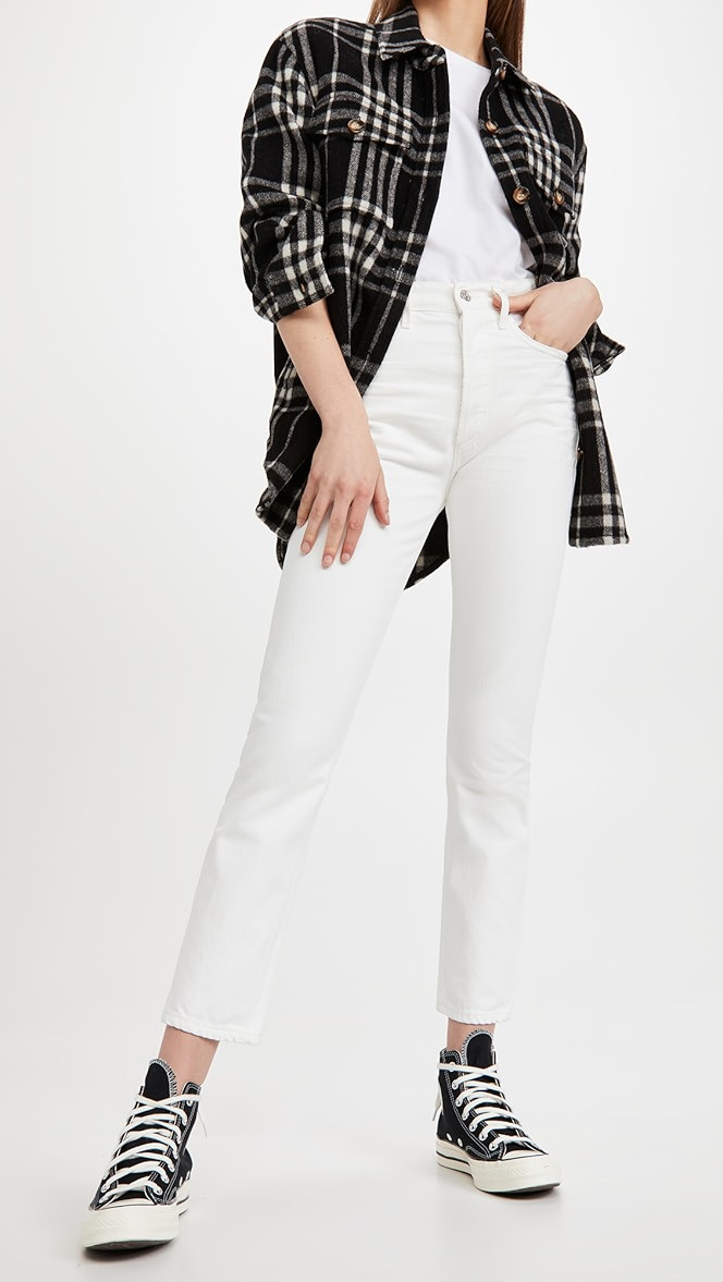 Charlotte High Rise Straight Jeans | Shopbop