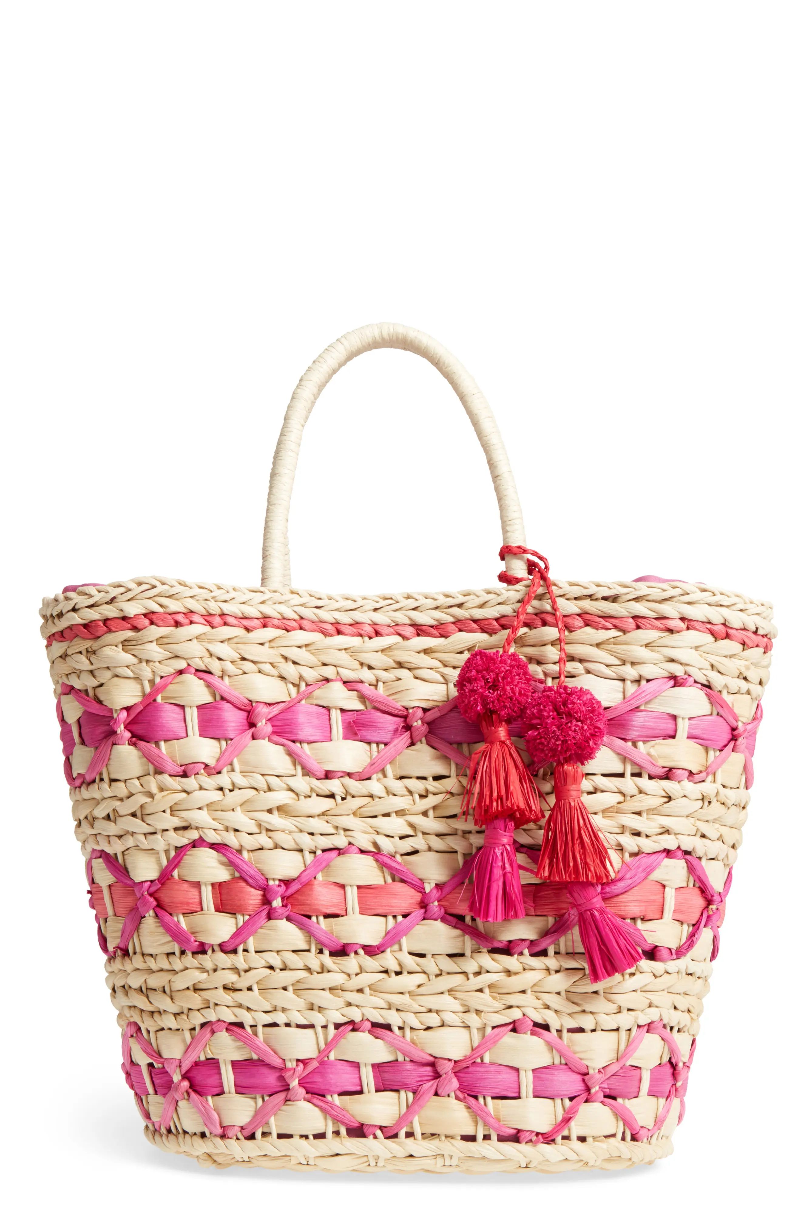 Color Pop Woven Tote | Nordstrom