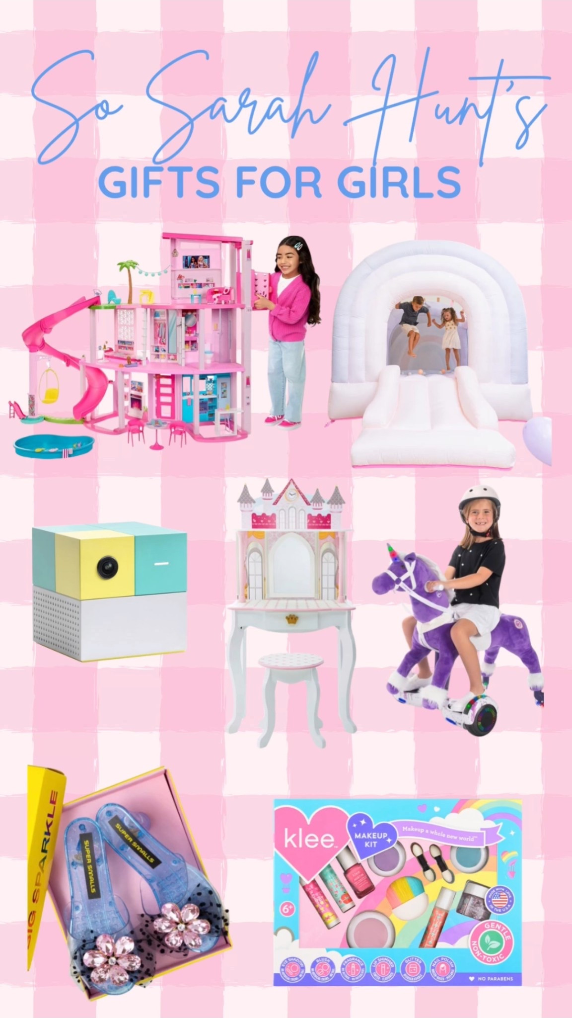Gift guide for girls 🎀

Girly gift ideas 
Gifts for little girls 
Gifts for 5 year old girls 
Gifts for 4 year old girls 
Barbie dream house 
Girls vanity 
Nex playground 
Bouncy house
American girl
American girl doll#LTKFamily 

#LTKKids #LTKGiftGuide