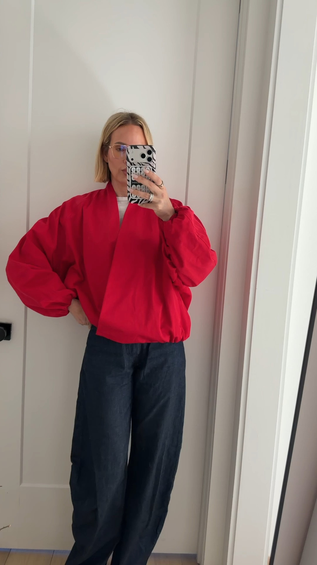 Do not snooze on this ZARA jacket if you like it! They just restocked it and it’s flying off the shelves once again. I swear this looks like Jacquemus. I’m wearing a medium. ￼

#LTKootd #LTKdayinmylife #LTKOver40