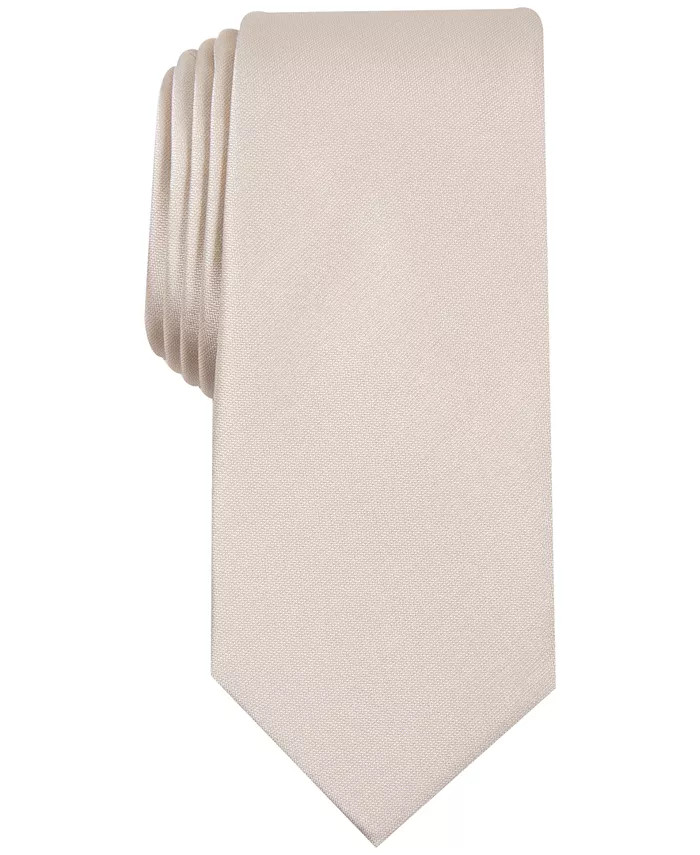 Men's Solid Texture Slim Tie, Created for Macy's | Macy's