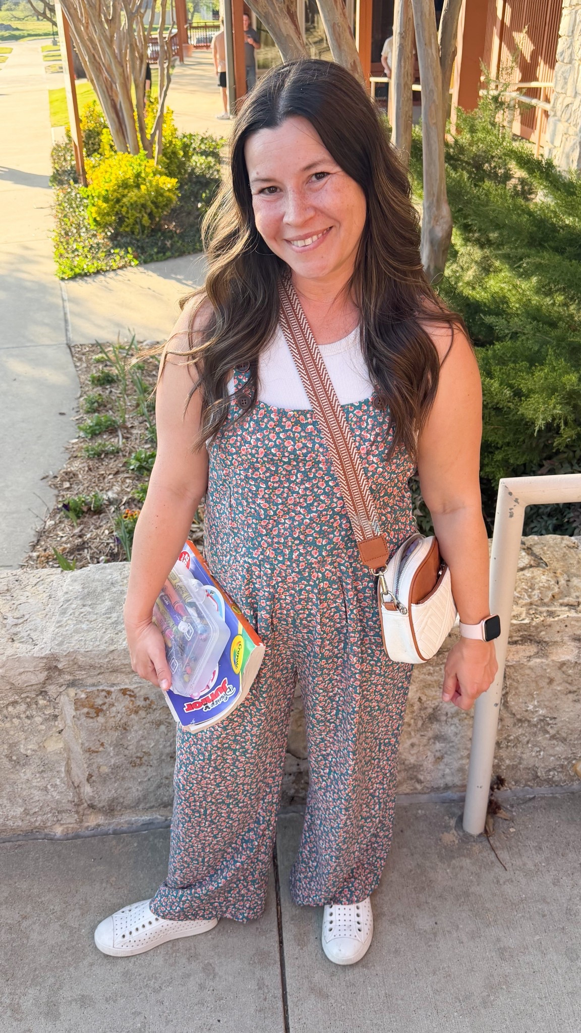 Loving these floral overalls! So cute! Light weight material perfect for sunny days!

Amazon finds
5’2” 135 lbs wearing small 

#LTKootd #LTKPetite