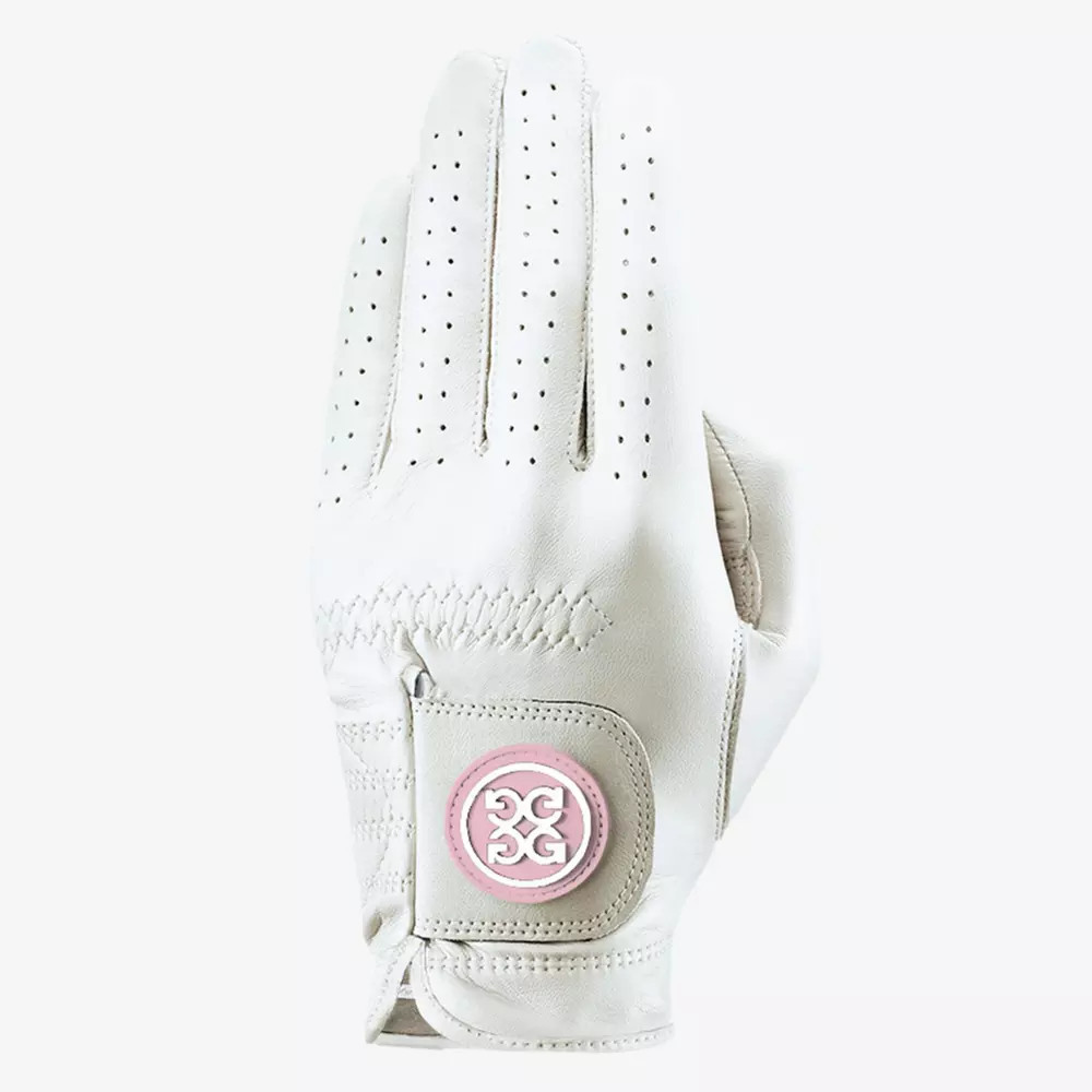 Essential Women's Glove, White/Pink, LH - G/FORE Golf | PGA TOUR Superstore