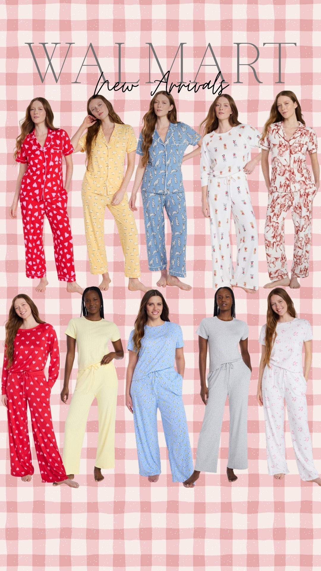 New pj sets at Walmart 

#LTKFindsUnder50