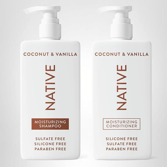 Native Coconut & Vanilla Shampoo and Conditioner Contain Naturally Derived Ingredients | All Hair... | Amazon (US)