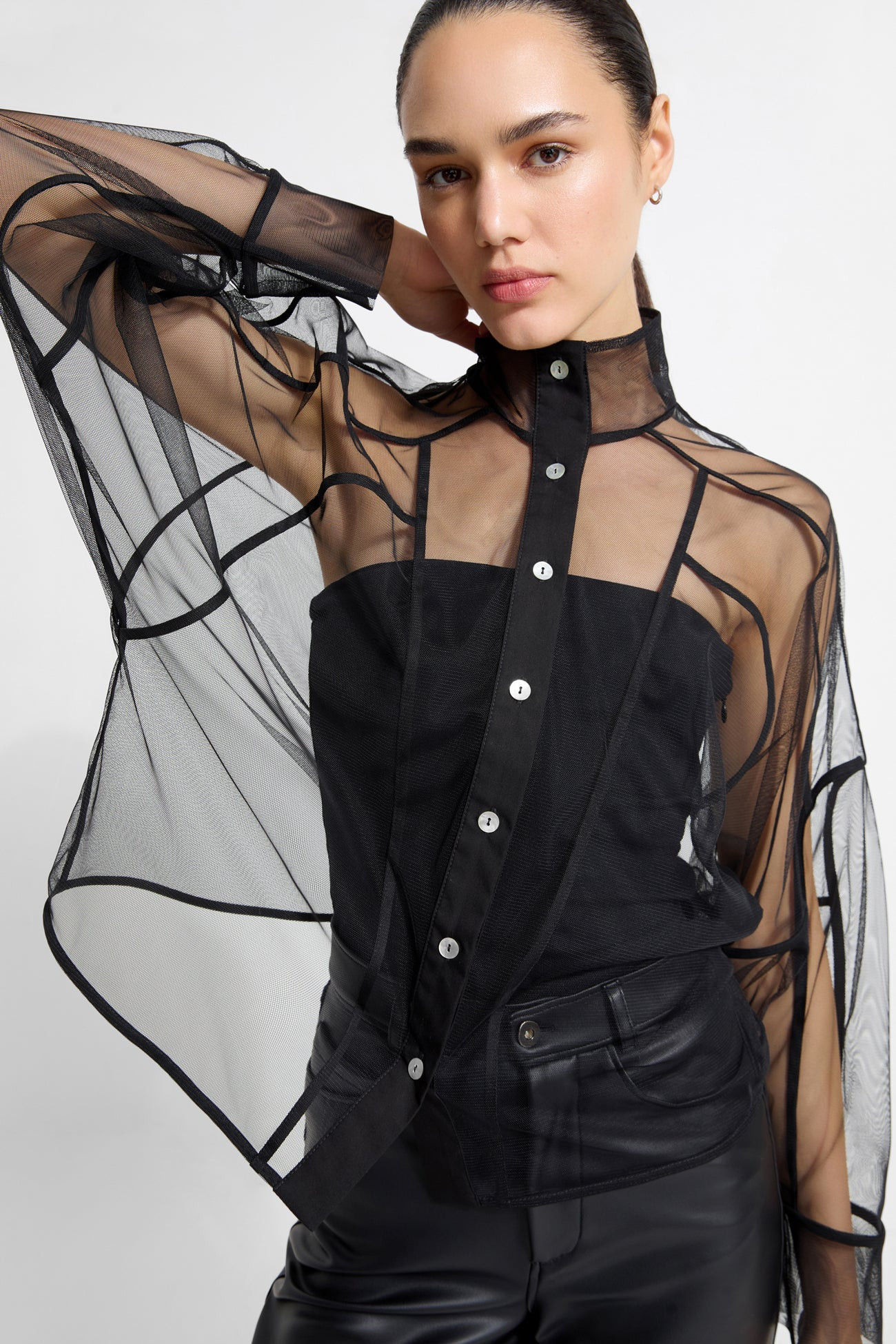 Lane Mesh Shirt | Marcella