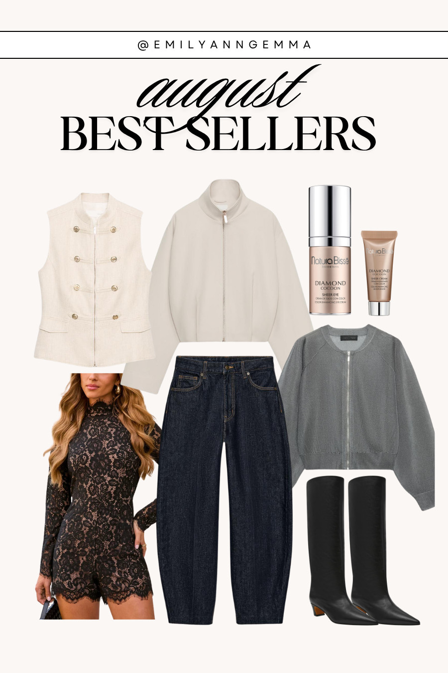 August best sellers !!!

Zara fashion, Zara finds, Nordstrom fashion, Fall outfits women, Gemme Beauty, Emily Gemma, Fall boots 

 #LTKgrwm #LTKootd #LTKSeasonal