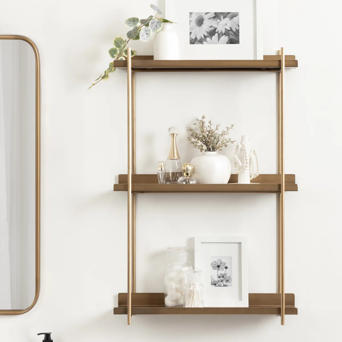 Bellamy Rectangular Metal Floating Shelf | Wayfair North America