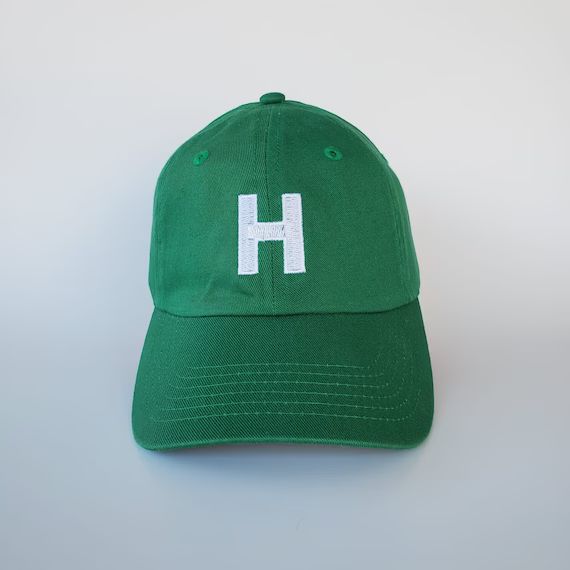 Kids Initial Green Hat  Custom Hat  Baseball Hat  - Etsy | Etsy (US)