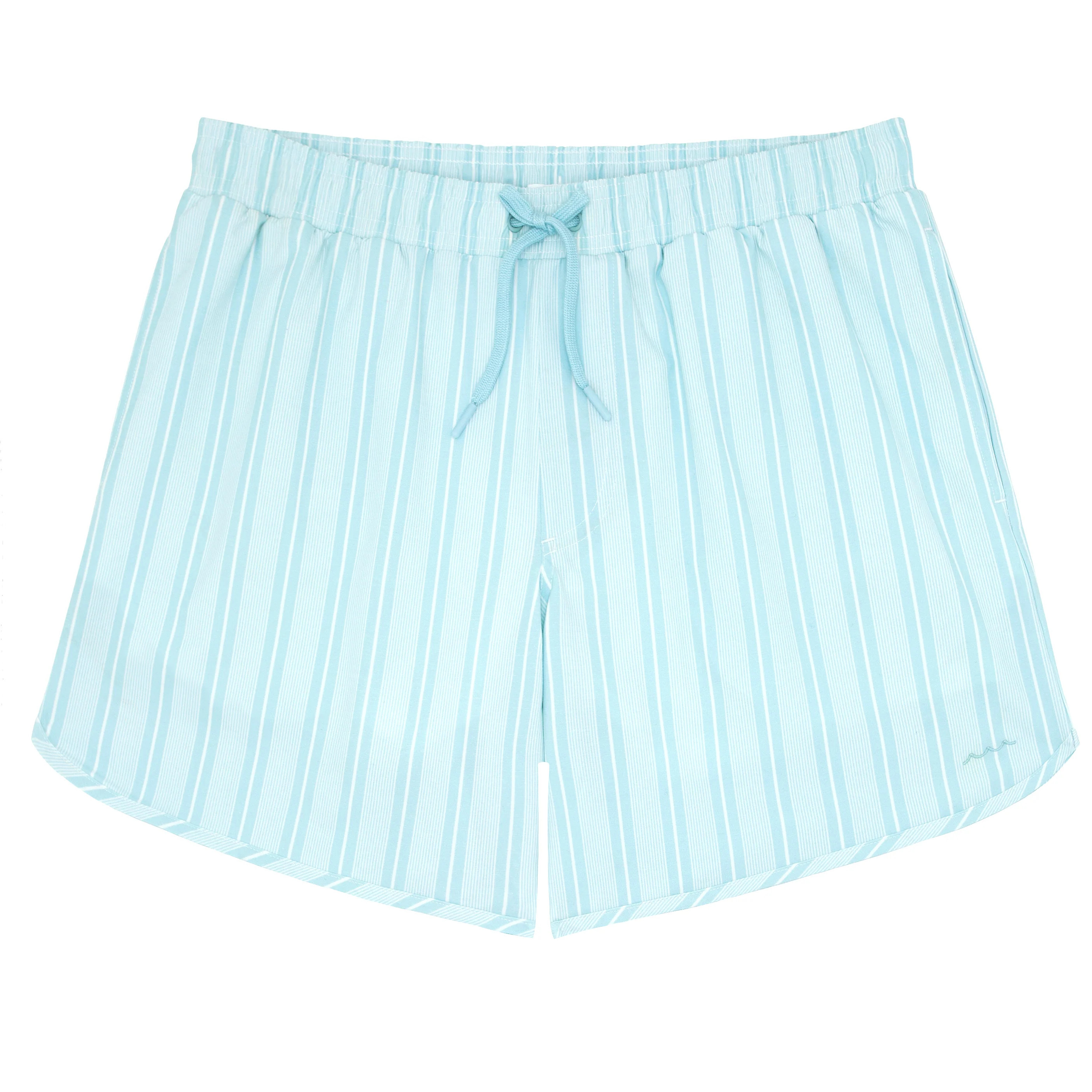 men's pacific blue stripe classic boardie | minnow swim | minnow