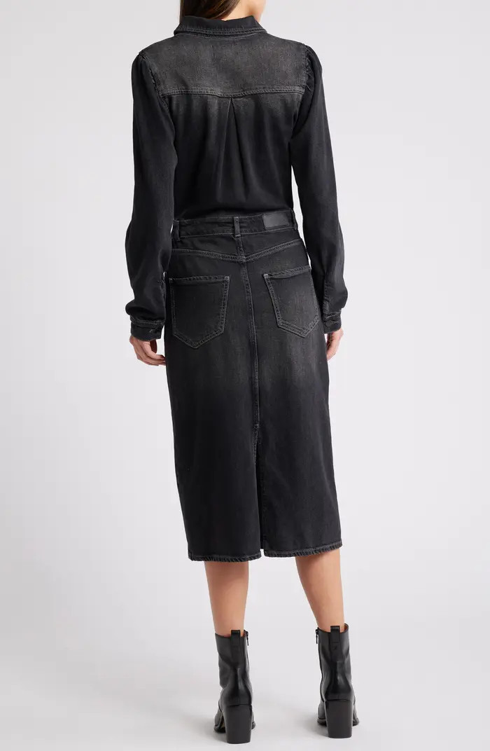 Rails Beverly Long Sleeve Denim Shirtdress | Nordstrom | Nordstrom