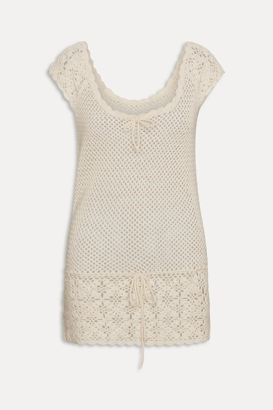 Moss Crochet Mini Dress - Sand Dollar | Frankies Bikinis